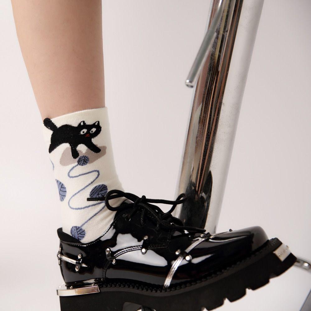 Носки Harajuku Cat Pattern Socks Корейский стиль Носки средней длины Креативные носки с животными для студентов C
Носки Harajuku Cat Pattern Socks Корейский стиль Носки средней длины Креативные носки с животными для студентов C
