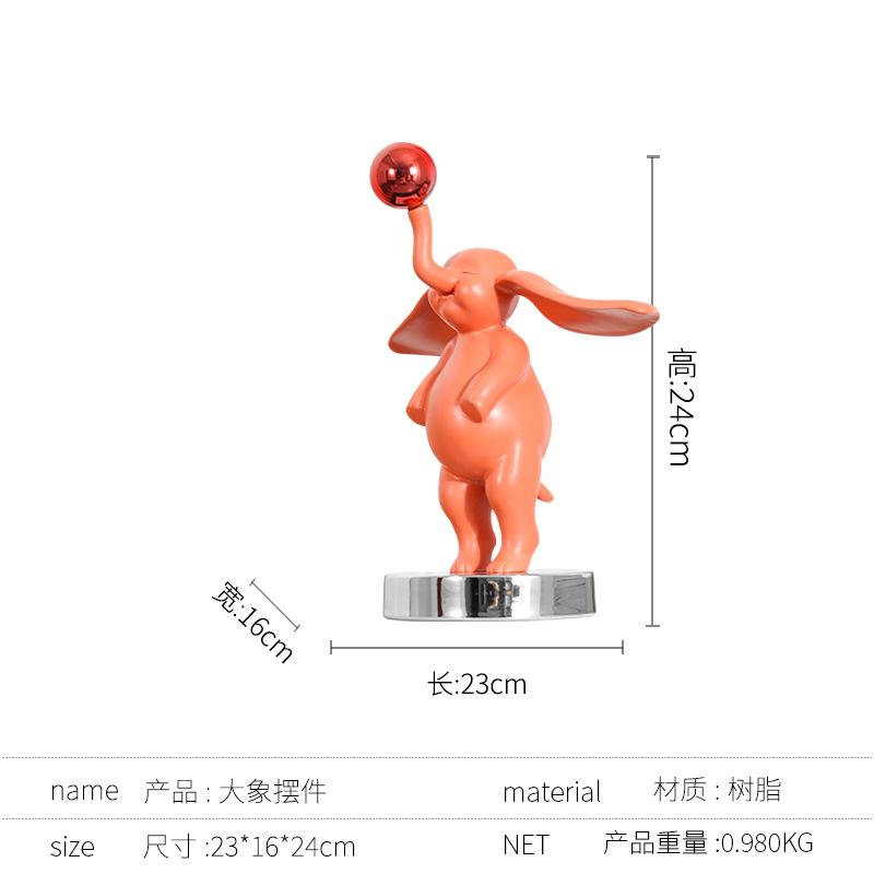 European-style Resin Elephant Sculpture Ornament Cute Animal Statue Craft Decoration for Living Room Dining Room TV Cabinet Gift
European-style Resin Elephant Sculpture Ornament Cute Animal Statue Craft Decoration for Living Room Dining Room TV Cabinet Gift