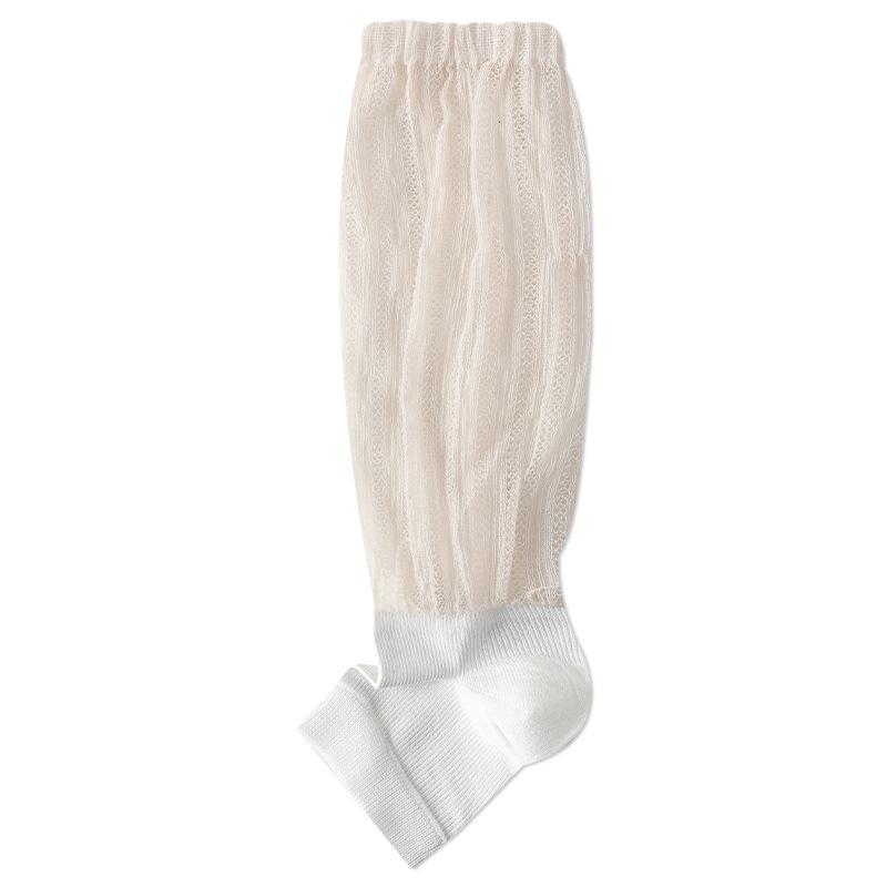 White Pile-up Socks, Cool and Icy, Half-hand Style, Summer Pile-up Socks with Cotton Bottom and Silk Lining. 1 pair
White Pile-up Socks, Cool and Icy, Half-hand Style, Summer Pile-up Socks with Cotton Bottom and Silk Lining. 1 pair