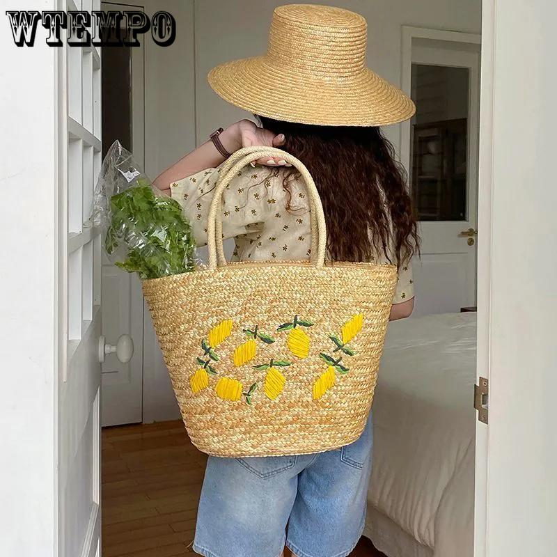 WTEMPO Retro High Quality Straw-woven Embroidery Bags Women Four Seasons Large Capacity Single Shoulder Bucket Bag 1pc хаки
WTEMPO Retro High Quality Straw-woven Embroidery Bags Women Four Seasons Large Capacity Single Shoulder Bucket Bag 1pc хаки