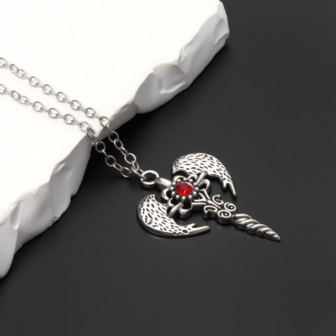 Gothic Punk Necklace For Men Women Vintage Cross Skull Star Pendant Hip Hop Streetwear Jewelry Daily Gift
Gothic Punk Necklace For Men Women Vintage Cross Skull Star Pendant Hip Hop Streetwear Jewelry Daily Gift