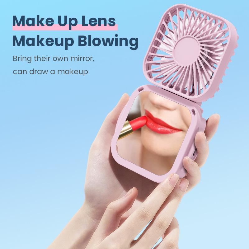 Handheld Portable Fan with Mirror, Mini Fan Small Personal Fan, 500mAh USB Rechargeable Neck Fan Foldable, Quiet Pocket Fan білий
Handheld Portable Fan with Mirror, Mini Fan Small Personal Fan, 500mAh USB Rechargeable Neck Fan Foldable, Quiet Pocket Fan білий