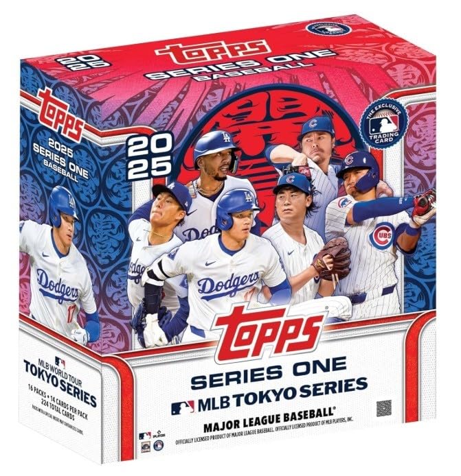 2025 Topps Baseball Series 1 World Tour Tokyo Series Эксклюзивная серия 1 Tokyo Series Megabox -
2025 Topps Baseball Series 1 World Tour Tokyo Series Эксклюзивная серия 1 Tokyo Series Megabox -