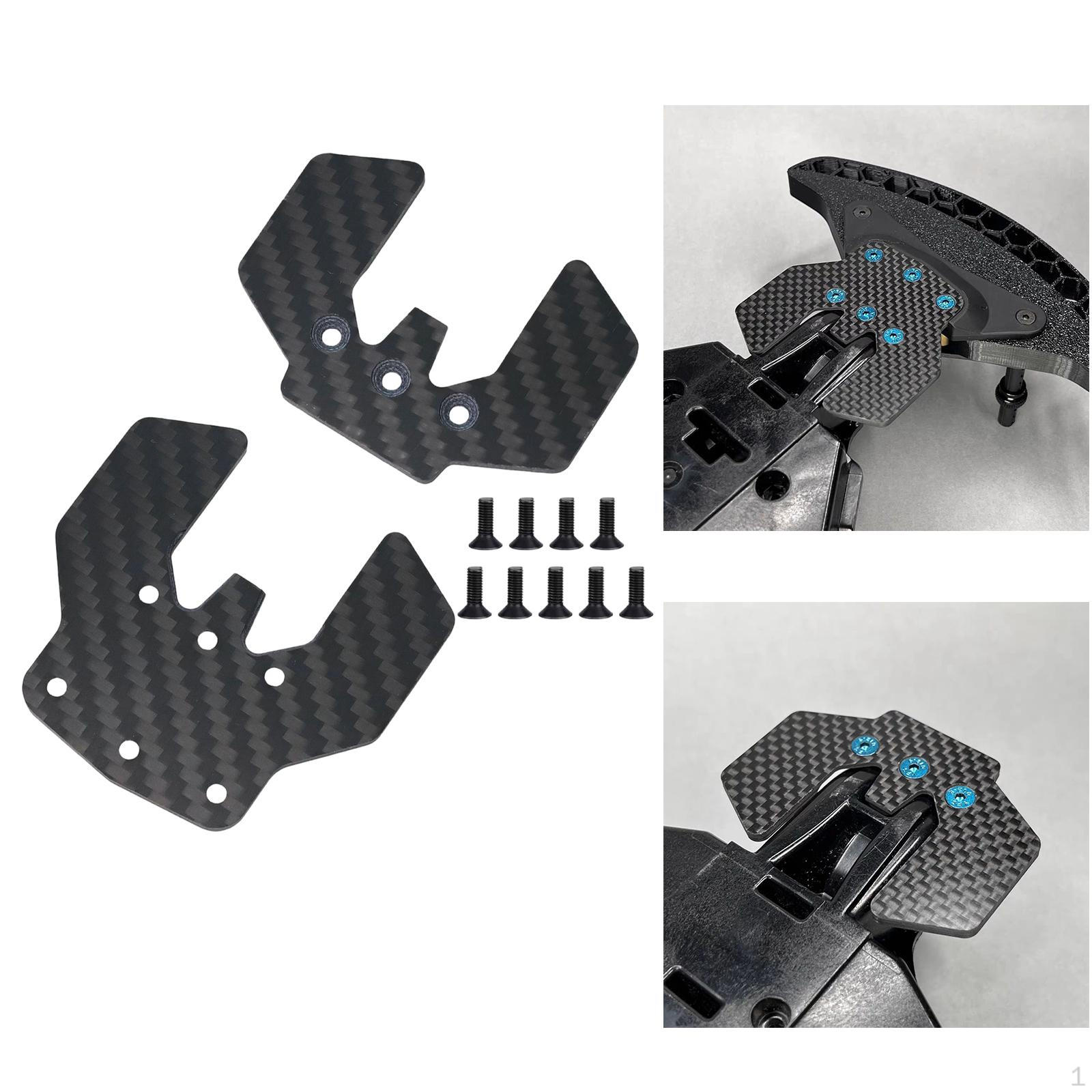 2 Pieces Skid Plate Carbon Fiber Sturdy Fittings Black Compatible RC Car Part Replace Parts Easy
2 Pieces Skid Plate Carbon Fiber Sturdy Fittings Black Compatible RC Car Part Replace Parts Easy