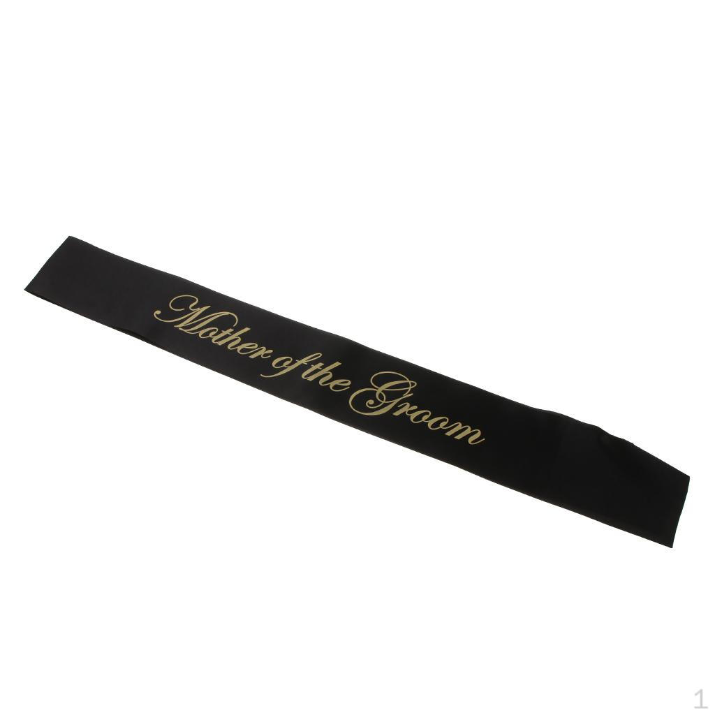 The Groom Fabric Sashes Bridal Black Gold
The Groom Fabric Sashes Bridal Black Gold