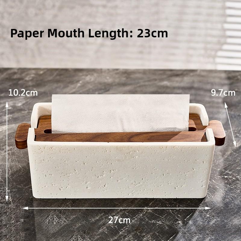Stone Tissue Box Luxury Tissue Organizer Case Aesthetic Rectangular Napkin Cases Pull Out Napkin Storage Boxes Table Accessories
Stone Tissue Box Luxury Tissue Organizer Case Aesthetic Rectangular Napkin Cases Pull Out Napkin Storage Boxes Table Accessories