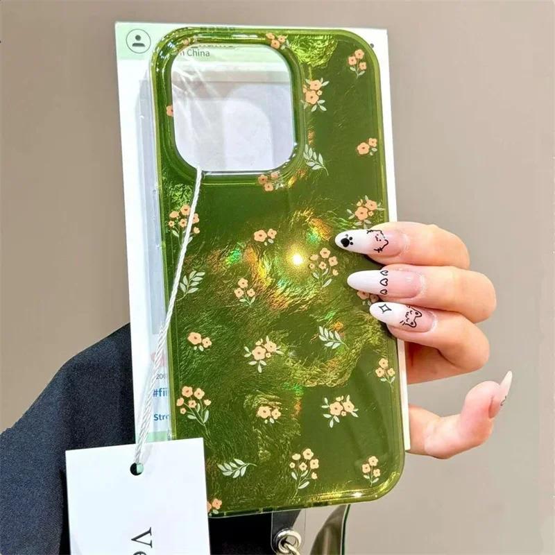 Зеленый чехол с мелким цветочным принтом для iPhone 17 Чехлы iPhone 16 15 14 13 12 11 Pro Max Plus Air 17E 16E Цветочная обложка с рисунком из фольги iPhone17
Зеленый чехол с мелким цветочным принтом для iPhone 17 Чехлы iPhone 16 15 14 13 12 11 Pro Max Plus Air 17E 16E Цветочная обложка с рисунком из фольги iPhone17