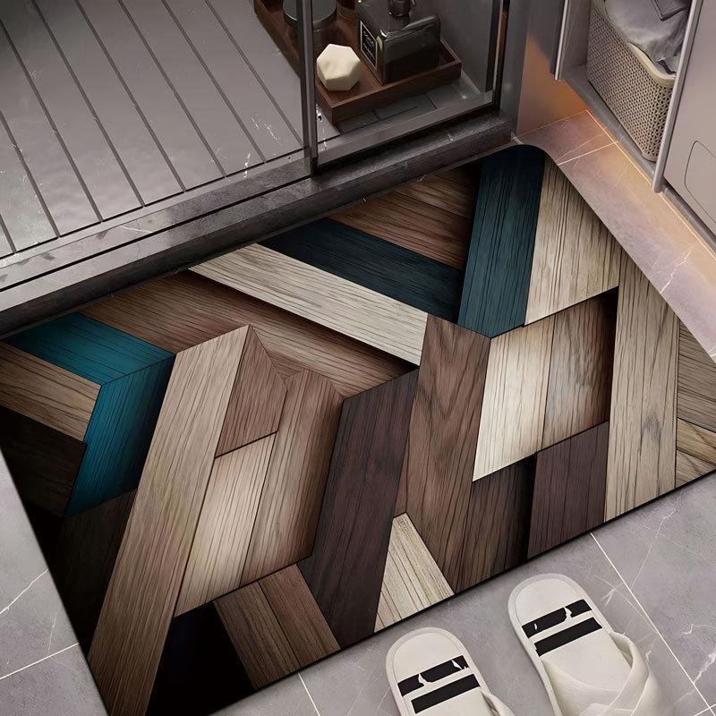 Квадратные визуальные напольные коврики, водопоглощающие и противоскользящие коврики для ног для домашних ванных комнат, подходят для спален, кухонь и ванных комнат 50*80cm
Квадратные визуальные напольные коврики, водопоглощающие и противоскользящие коврики для ног для домашних ванных комнат, подходят для спален, кухонь и ванных комнат 50*80cm