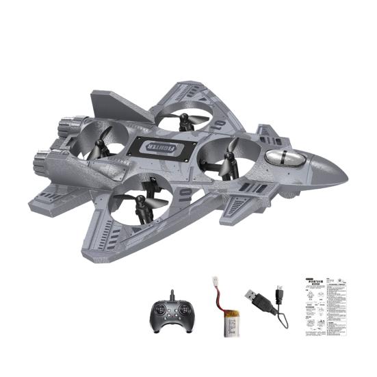 Yousheng Kids Remote Control Airplane Toy with LED Lights 360 Degrees Stunt Flip Mini EPP Foam Fighter Jet Model Beginner Children Adults 2.4Ghz RC Two Battery сірий
Yousheng Kids Remote Control Airplane Toy with LED Lights 360 Degrees Stunt Flip Mini EPP Foam Fighter Jet Model Beginner Children Adults 2.4Ghz RC Two Battery сірий