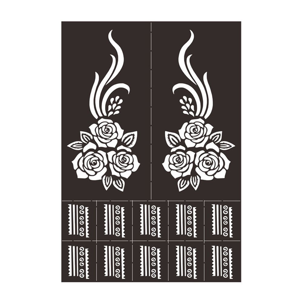 Legs Arm Hollow Drawing Template Henna Stencil Body Art Sticker Template Temporary Tattoo Stencil
Legs Arm Hollow Drawing Template Henna Stencil Body Art Sticker Template Temporary Tattoo Stencil