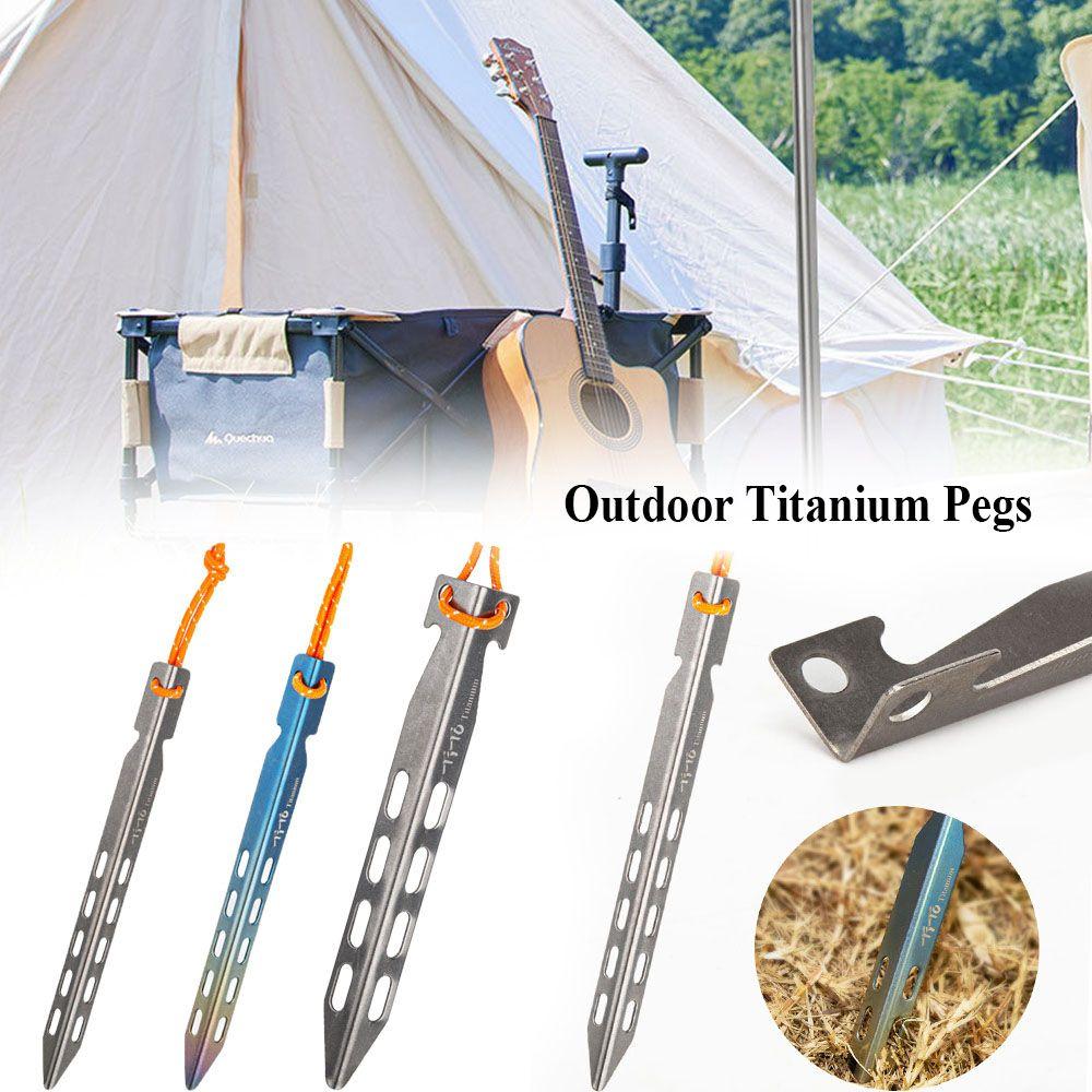 Not Rust Titanium Nails Lightweight Pegs Tent Stakes V-type Tent Stakes Titanium Tent Stakes
Not Rust Titanium Nails Lightweight Pegs Tent Stakes V-type Tent Stakes Titanium Tent Stakes