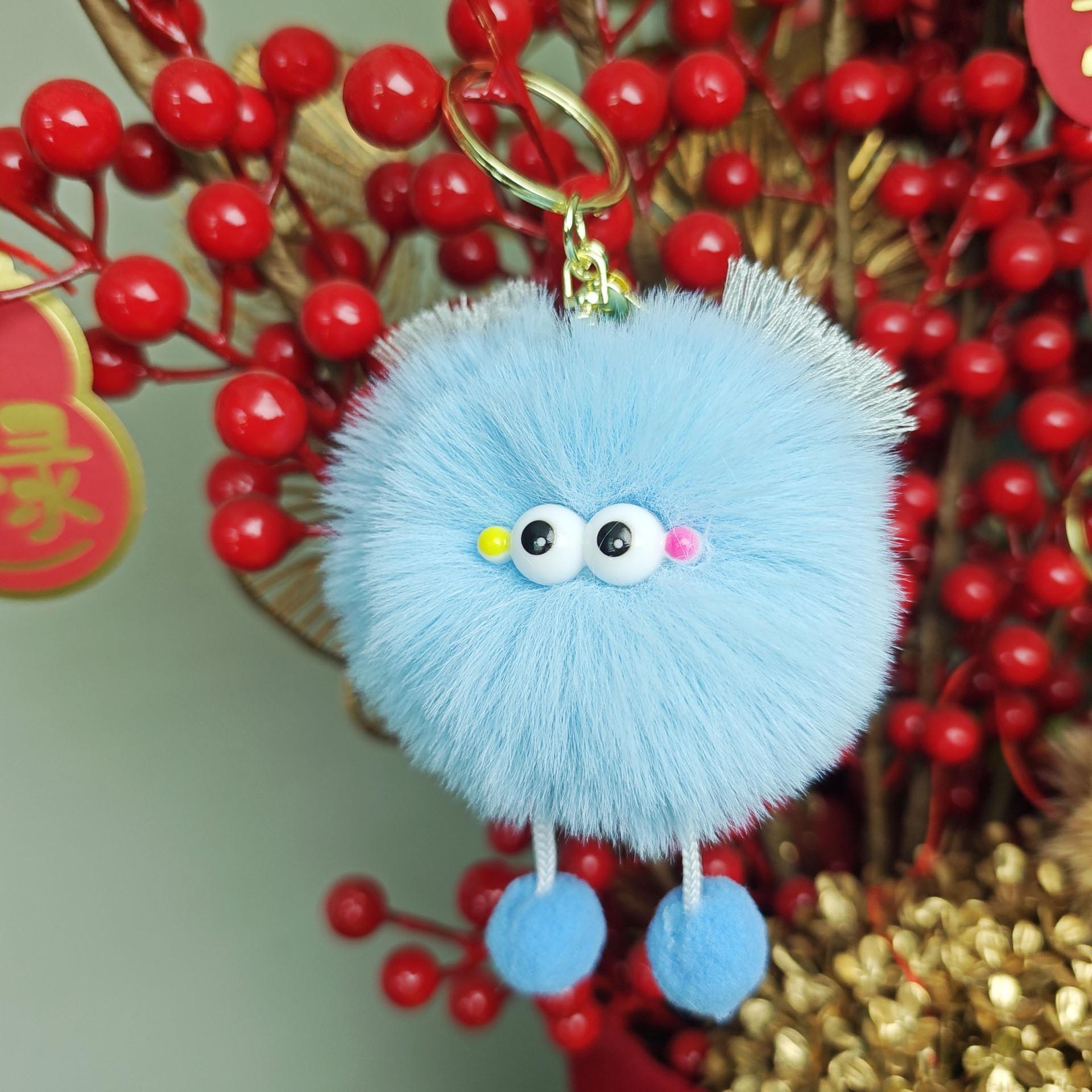 Причудливый брелок в виде плюшевой куклы с кисточкой - милый кулон на сумку и украшение для автомобиля Briquettes небесно-голубой
Причудливый брелок в виде плюшевой куклы с кисточкой - милый кулон на сумку и украшение для автомобиля Briquettes небесно-голубой