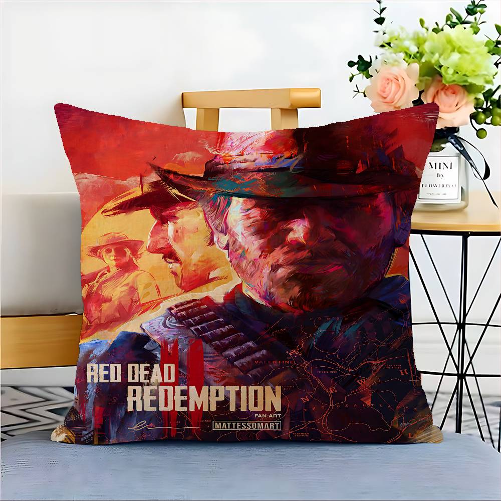 Game R-Red Dead Redemption 2 RDR2 Cushion Cover Pillow Cover Decor Pillowcase Printed Cushion Case For Couch 16x16Inch
Game R-Red Dead Redemption 2 RDR2 Cushion Cover Pillow Cover Decor Pillowcase Printed Cushion Case For Couch 16x16Inch