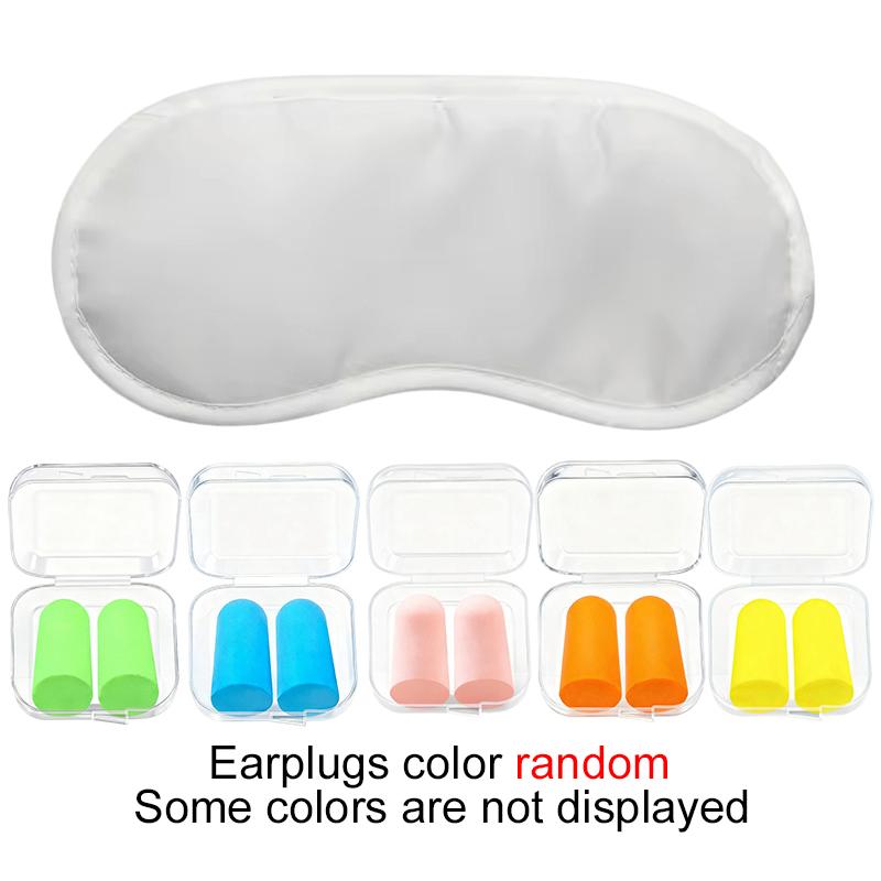 Eye Cover Earplugs Set Comfortable Sleeping Props 1PC Eye Mask with 5 Pairs Random Color Sponge Earplugs Home Office Nap Use ZYF
Eye Cover Earplugs Set Comfortable Sleeping Props 1PC Eye Mask with 5 Pairs Random Color Sponge Earplugs Home Office Nap Use ZYF