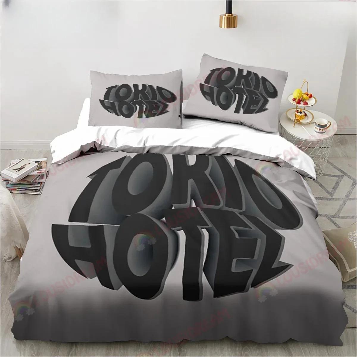3D Print Tokio Hotel Bedding Set Soft Comforter Cover With 1/2pcs Pillow Shams For Kids Adults Music Band Excavator Quilt Cover 135x200cm
3D Print Tokio Hotel Bedding Set Soft Comforter Cover With 1/2pcs Pillow Shams For Kids Adults Music Band Excavator Quilt Cover 135x200cm