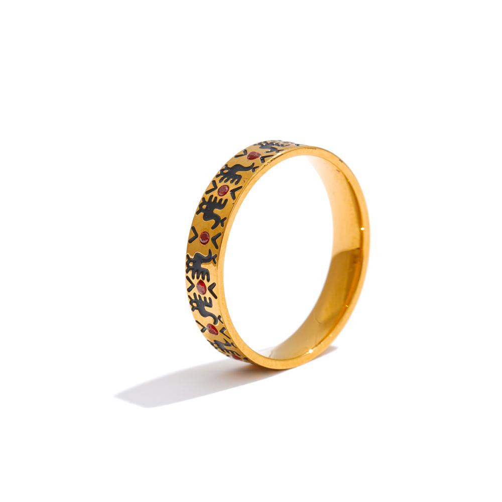 Yhpup Size 6 7 8 Enamel Zircon Golden Ring Chicken New Stylish Unique Design Stainless Steel Fashion Finger Jewelry 8
Yhpup Size 6 7 8 Enamel Zircon Golden Ring Chicken New Stylish Unique Design Stainless Steel Fashion Finger Jewelry 8