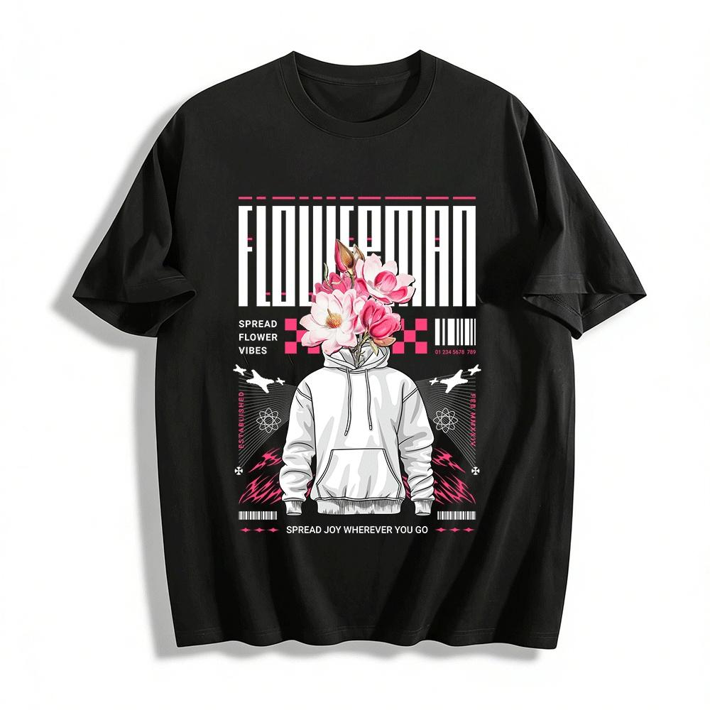 Floral Head Hoodie Graphic Print Casual Pullover Sweatshirt Pure cotton T-shirt 6XL
Floral Head Hoodie Graphic Print Casual Pullover Sweatshirt Pure cotton T-shirt 6XL