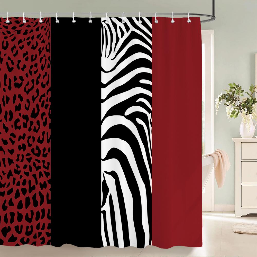 1Pc Modern Pattern,Zebra Leopard Print Waterproof Polyester Shower Curtain Fabric Shower Curtain Home Decoration Shower Curtain W60H190(CM)-1 Pcs
1Pc Modern Pattern,Zebra Leopard Print Waterproof Polyester Shower Curtain Fabric Shower Curtain Home Decoration Shower Curtain W60H190(CM)-1 Pcs