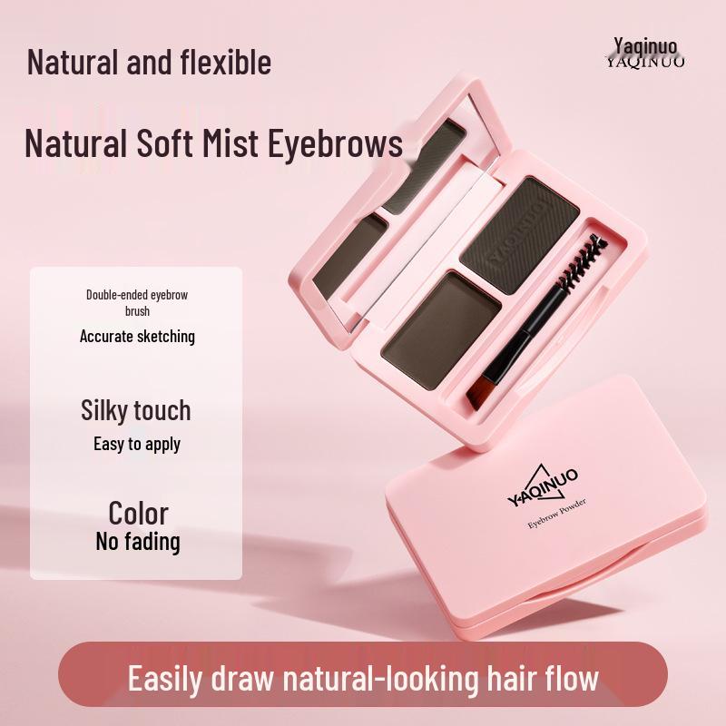 Yaqinuo Dual-Color Eyebrow Powder Kit: Waterproof, Smudge-Resistant, Easy-to-Use Eyebrow Cream and Pencil for Beginners. Two-Color 3D Eyebrow Powder #520 Warm Tea Brown
Yaqinuo Dual-Color Eyebrow Powder Kit: Waterproof, Smudge-Resistant, Easy-to-Use Eyebrow Cream and Pencil for Beginners. Two-Color 3D Eyebrow Powder #520 Warm Tea Brown