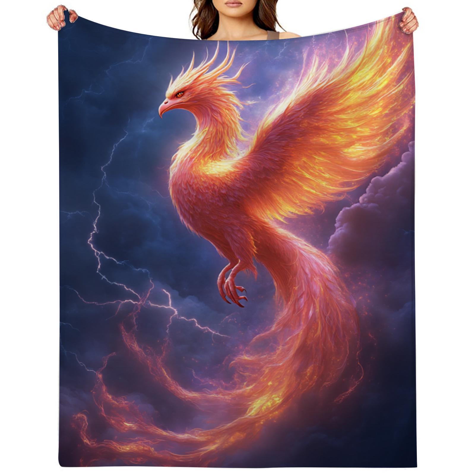 Phoenix Flight Flannel Blanket – Heavyweight Soft Throw – All-Season Yoga Meditation Decor – Majestic Home Accent 130x150cm51x59in
Phoenix Flight Flannel Blanket – Heavyweight Soft Throw – All-Season Yoga Meditation Decor – Majestic Home Accent 130x150cm51x59in