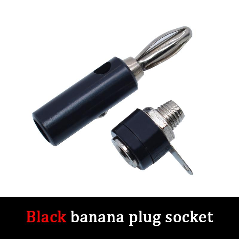 LIZAO 4MM High Current Banana Plug and Socket, Lantern Copper Test Terminal Connectors in Red/Black чорний
LIZAO 4MM High Current Banana Plug and Socket, Lantern Copper Test Terminal Connectors in Red/Black чорний