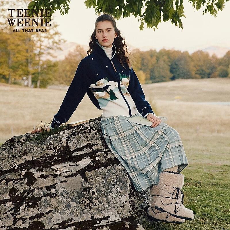 Teenie Weenie Women s Bear Intarsia Knit Zipper Cardigan M
Teenie Weenie Women s Bear Intarsia Knit Zipper Cardigan M