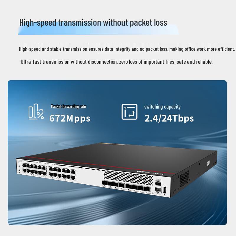 Huawei S5755-S24U8Y PoE++ Ethernet Switch
Huawei S5755-S24U8Y PoE++ Ethernet Switch