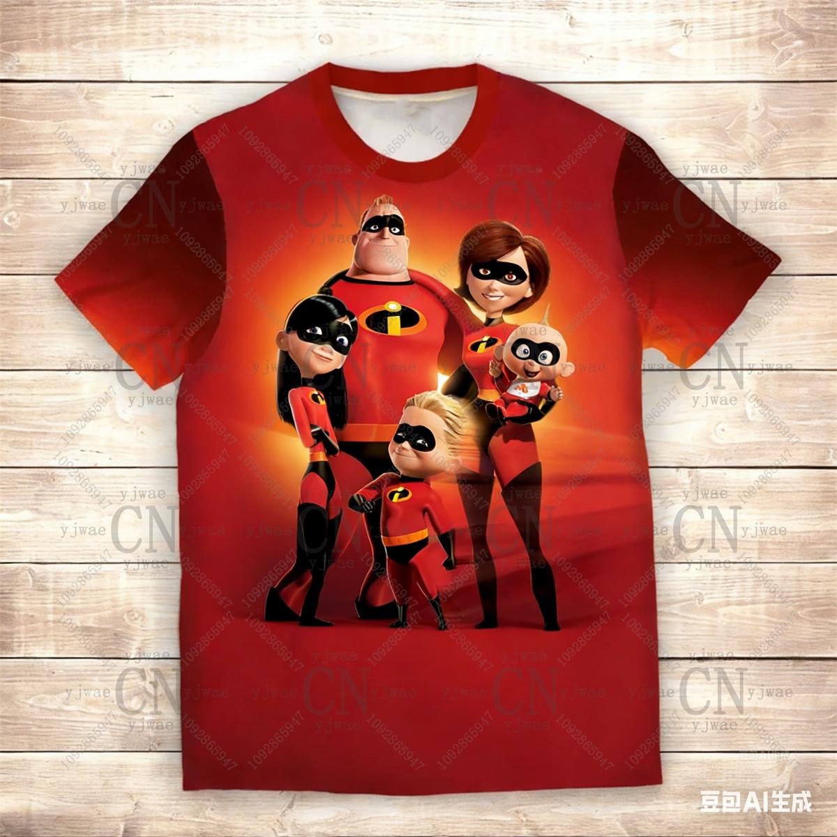 The Incredibles Family Members 3d Graphic Printed Short Sleeved Cosplay Clothing Fan Gift Tee Summer Adult Children S T-Shirt 110
The Incredibles Family Members 3d Graphic Printed Short Sleeved Cosplay Clothing Fan Gift Tee Summer Adult Children S T-Shirt 110