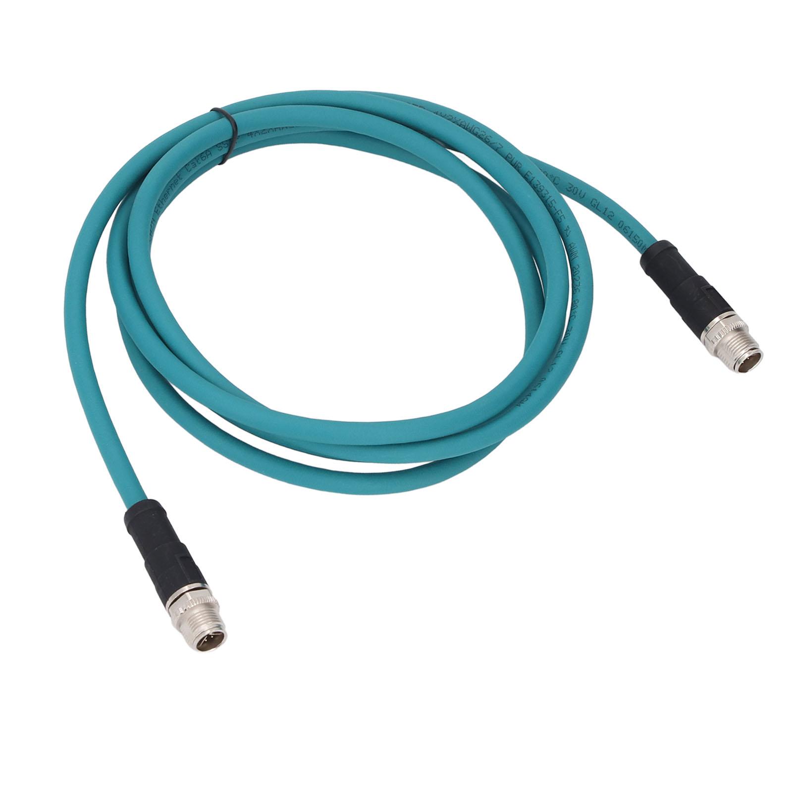 M12 Ethernet-кабель, 8-контактний X, кодований між контактами CAT6A Мережа IP67 Водонепроникне промислове обладнання
M12 Ethernet-кабель, 8-контактний X, кодований між контактами CAT6A Мережа IP67 Водонепроникне промислове обладнання