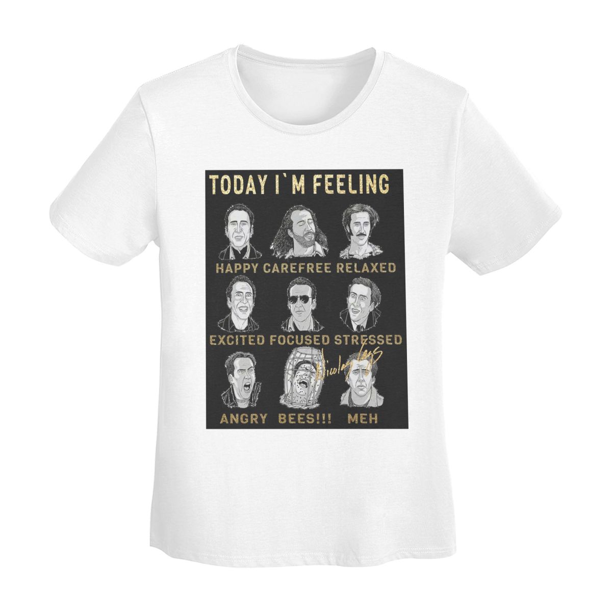 Merry Christmas St Nicolas Cage TShirt Women Short Sleeve T Shirts ONeck Streetwear Cotton Summer Tees Streetwear S
Merry Christmas St Nicolas Cage TShirt Women Short Sleeve T Shirts ONeck Streetwear Cotton Summer Tees Streetwear S