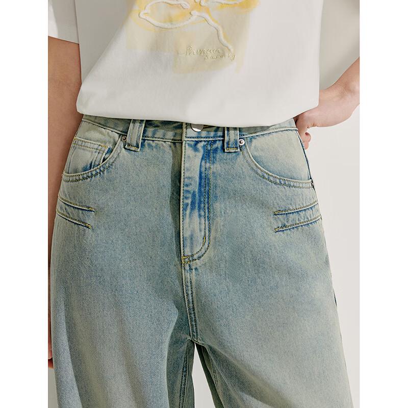 Yinman Women s Retro Blue Loose Wide-Leg Washed Denim Jeans M
Yinman Women s Retro Blue Loose Wide-Leg Washed Denim Jeans M