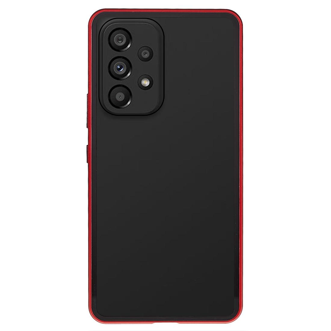 For Samsung Galaxy A53 5G Anti-fall Metal Bumper+Double-sided Tempered Glass Shell 360 Degree All-inclusive Protection Magnetic Phone Cover Red
For Samsung Galaxy A53 5G Anti-fall Metal Bumper+Double-sided Tempered Glass Shell 360 Degree All-inclusive Protection Magnetic Phone Cover Red