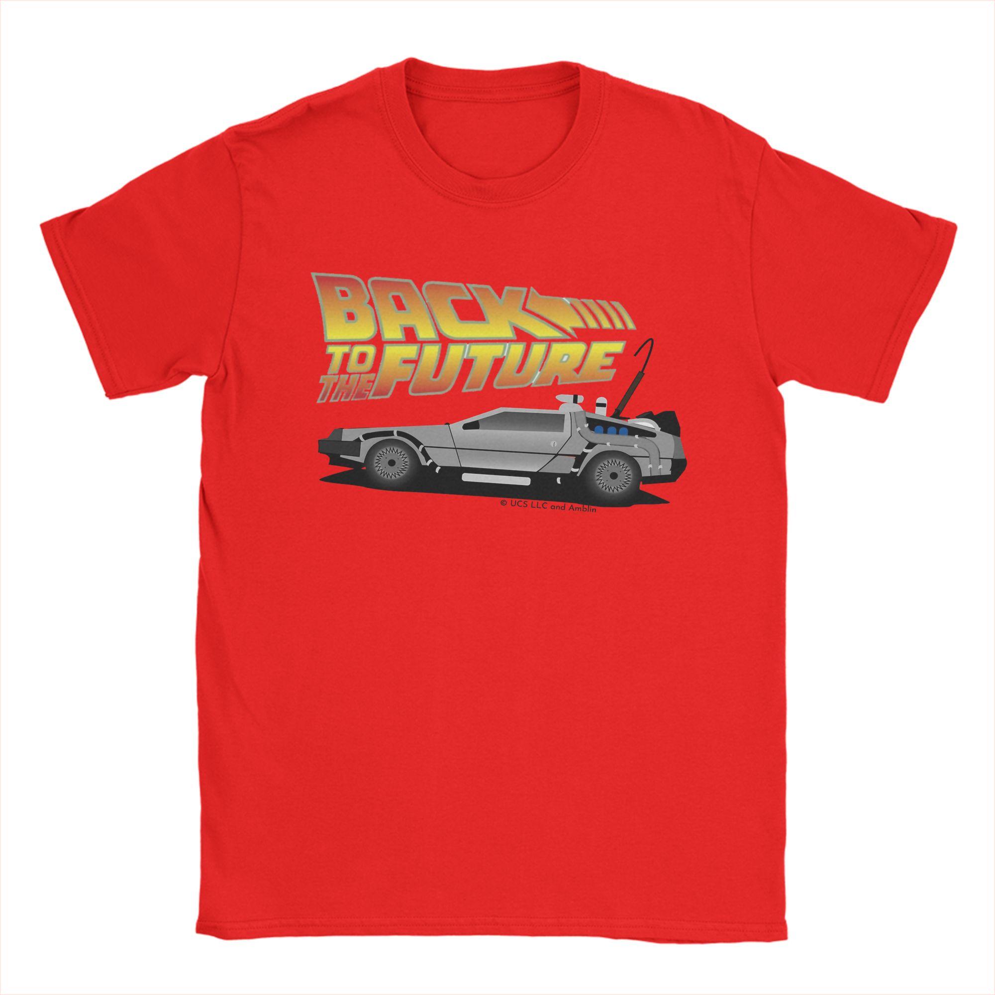 Back to the Future Pure Cotton T Shirts DMC DeLorean Popular Tee Shirt for Mens Summer Y2K Fun Print Short Sleeve Top Tees S
Back to the Future Pure Cotton T Shirts DMC DeLorean Popular Tee Shirt for Mens Summer Y2K Fun Print Short Sleeve Top Tees S