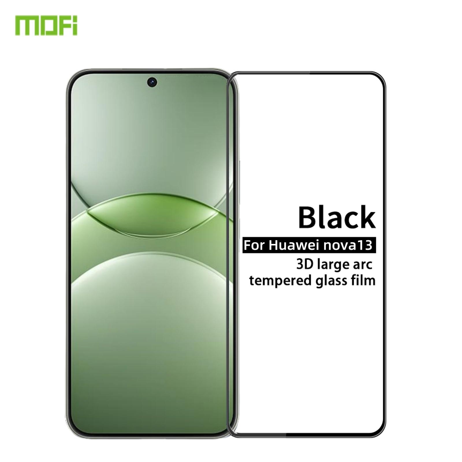 For Huawei nova 13 Screen Protector MOFI 9H 3D Curved Tempered Glass Film Black
For Huawei nova 13 Screen Protector MOFI 9H 3D Curved Tempered Glass Film Black
