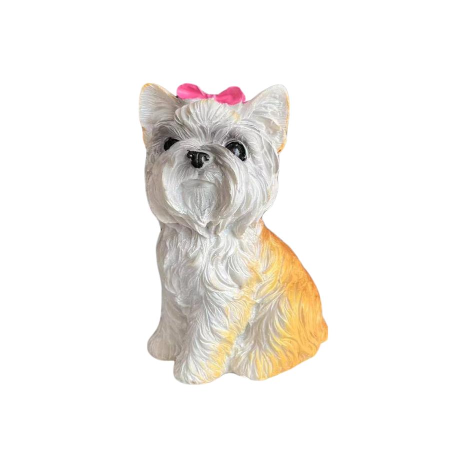 1 Cute Yorkshire Terrier Simulation Figurine Ornament with Colorful Design Including Bow Tie, Desktop Entryway Cute Pet Atmosphere Decoration,
1 Cute Yorkshire Terrier Simulation Figurine Ornament with Colorful Design Including Bow Tie, Desktop Entryway Cute Pet Atmosphere Decoration,