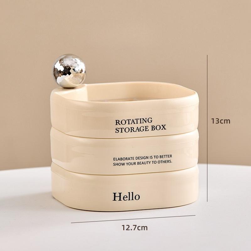 Rotate Jewelry Displays Box Household Earrings Organizer Cases Jewellery Necklace Storage Boxes Desktop Rings Trinket Case бежевый
Rotate Jewelry Displays Box Household Earrings Organizer Cases Jewellery Necklace Storage Boxes Desktop Rings Trinket Case бежевый