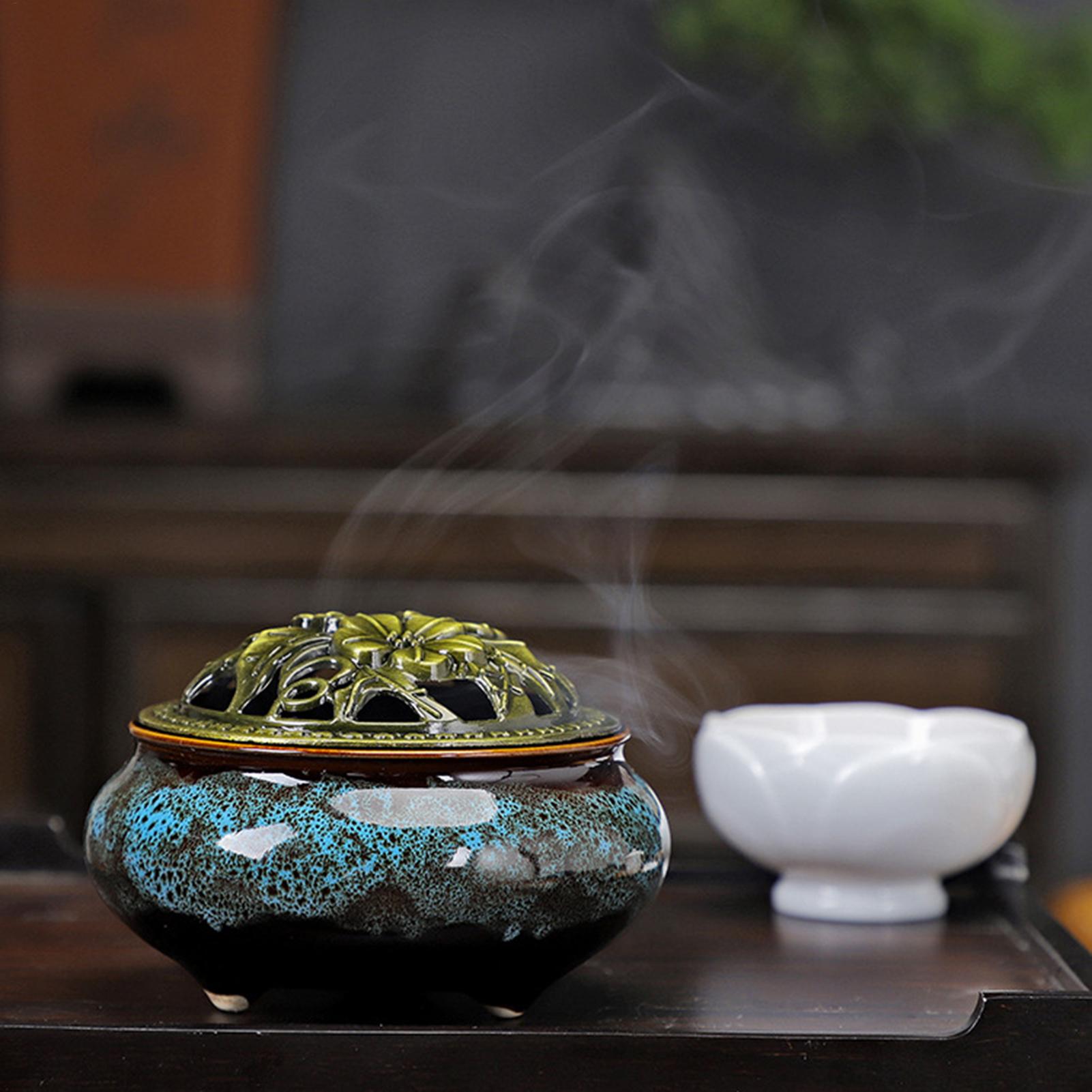 Incense Holders Ceramic Stick Incense Burner Holder Burning Meditation Disc Censer Zen Aesthetic Home Decor For Indoor Cones
Incense Holders Ceramic Stick Incense Burner Holder Burning Meditation Disc Censer Zen Aesthetic Home Decor For Indoor Cones