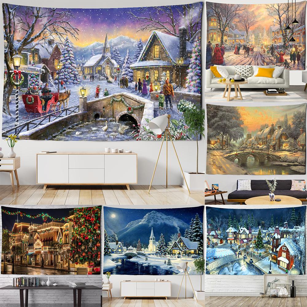 Рождественский снежный горный пейзаж картина маслом фон ткань богемная гостиная украшение дома фон ткань гобелен
Рождественский снежный горный пейзаж картина маслом фон ткань богемная гостиная украшение дома фон ткань гобелен
