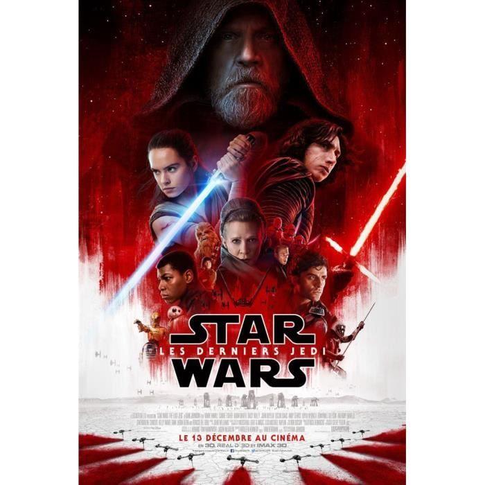 STAR WARS LES DERNIERS JEDI Affiche Cinéma Originale Roulée Petit format 53x40cm Movie Poster Daisy Ridley
STAR WARS LES DERNIERS JEDI Affiche Cinéma Originale Roulée Petit format 53x40cm Movie Poster Daisy Ridley