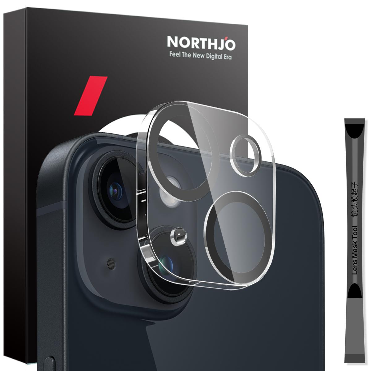 NORTHJO For iPhone 14/14 Plus Black Circles Camera Lens Protector Tempered Glass HD Clear 3D Full Coverage Type A
NORTHJO For iPhone 14/14 Plus Black Circles Camera Lens Protector Tempered Glass HD Clear 3D Full Coverage Type A