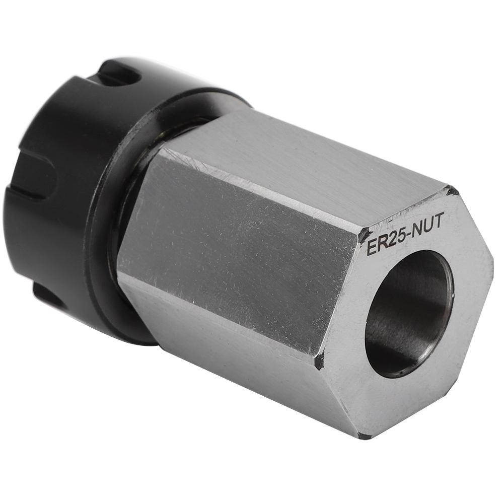 Hex Collet Chuck Silver Carbon Steel High Strength CNC Lathe Tool Holder ER25 32 40ER25
Hex Collet Chuck Silver Carbon Steel High Strength CNC Lathe Tool Holder ER25 32 40ER25