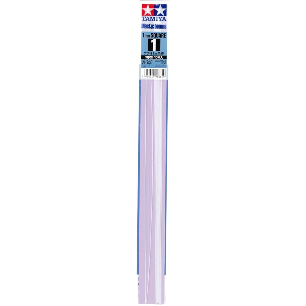 Tamiya Fun Work Series No.173 1mm Square Plastic Rods 10 Pieces Craft Supplies
Tamiya Fun Work Series No.173 1mm Square Plastic Rods 10 Pieces Craft Supplies