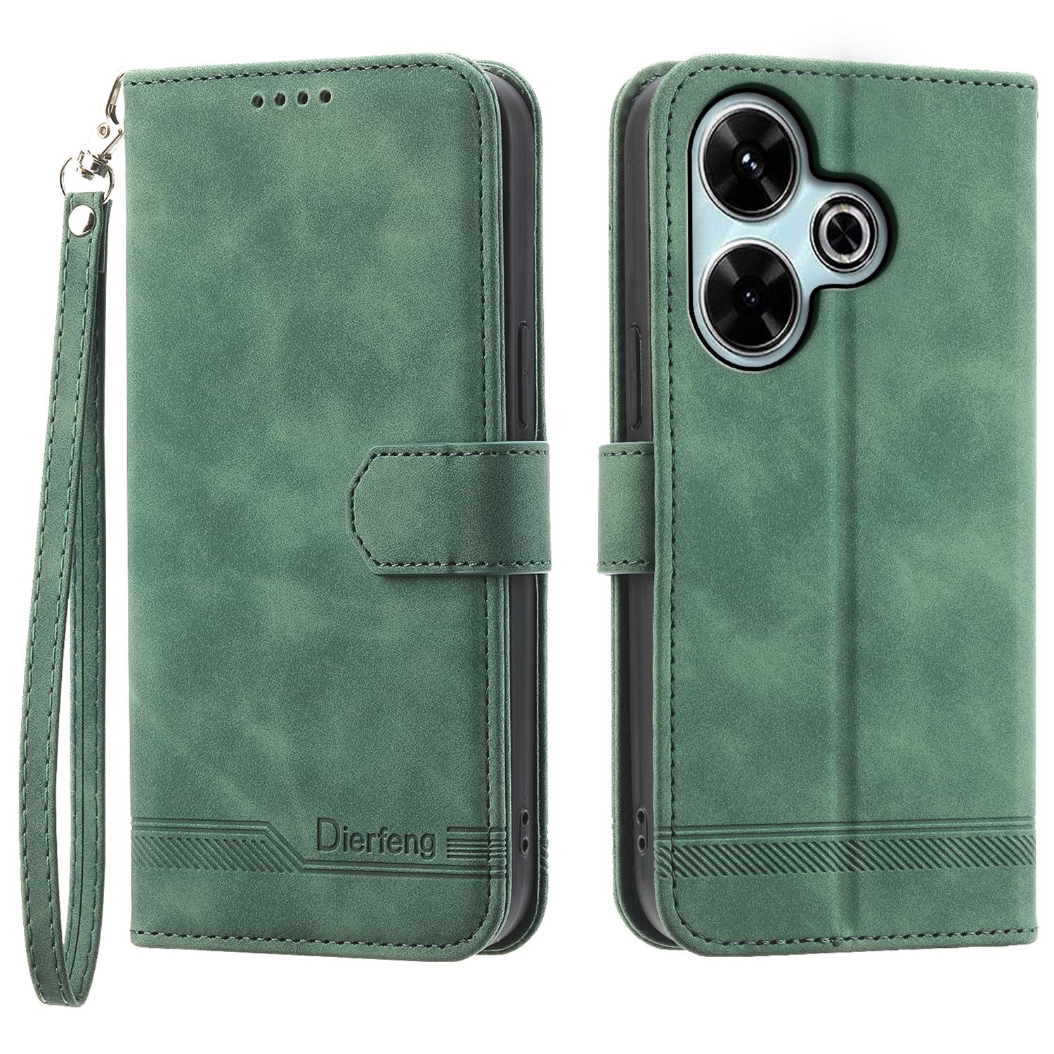 DIERFENG DF-03 Для Xiaomi Redmi 13 4G/5G/Note 13R 5G/Poco M6 4G Кожаный Чехол Кошелек Чехол для телефона Green
DIERFENG DF-03 Для Xiaomi Redmi 13 4G/5G/Note 13R 5G/Poco M6 4G Кожаный Чехол Кошелек Чехол для телефона Green