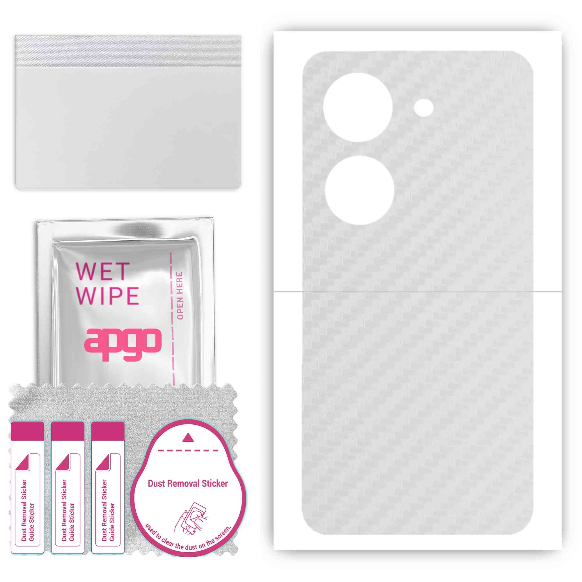 Apgo Protective Skin Sticker for the back compatible with Asus ZenFone 10, Wrap Film, Foil, Vinyl - Pattern Transparent Carbon
Apgo Protective Skin Sticker for the back compatible with Asus ZenFone 10, Wrap Film, Foil, Vinyl - Pattern Transparent Carbon