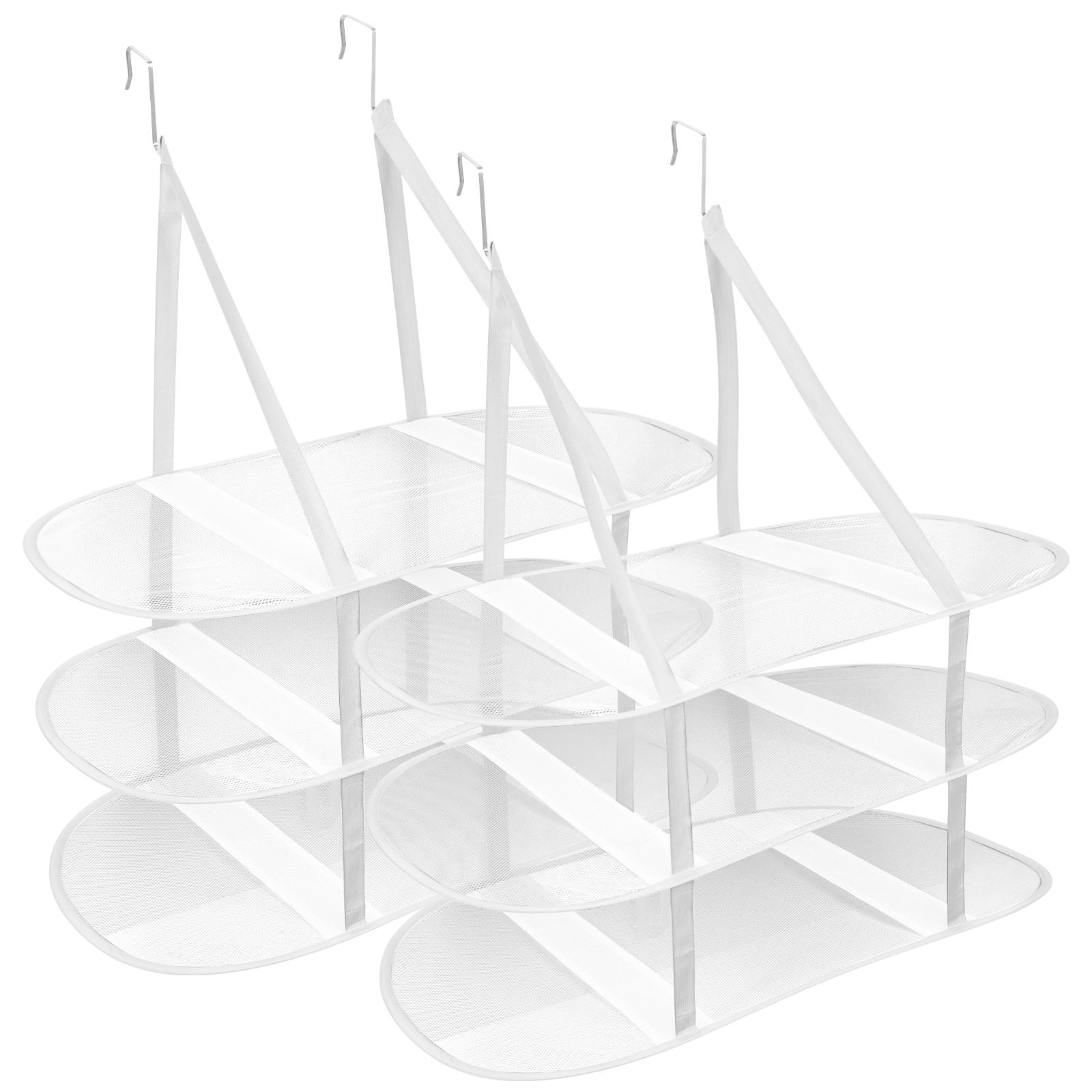 2 Pcs Over The Door Drying Rack 3 Tier Mesh Clothes Sweater Socks Dry Hanger Large Laundry Drying Rack for Apartment Dorm
2 Pcs Over The Door Drying Rack 3 Tier Mesh Clothes Sweater Socks Dry Hanger Large Laundry Drying Rack for Apartment Dorm