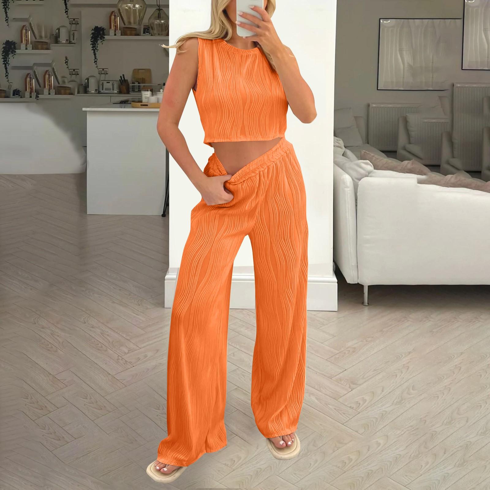 Женская мода, повседневный свободный жилет без рукавов, комплект брюк, женская одежда XL шафрановый
Женская мода, повседневный свободный жилет без рукавов, комплект брюк, женская одежда XL шафрановый