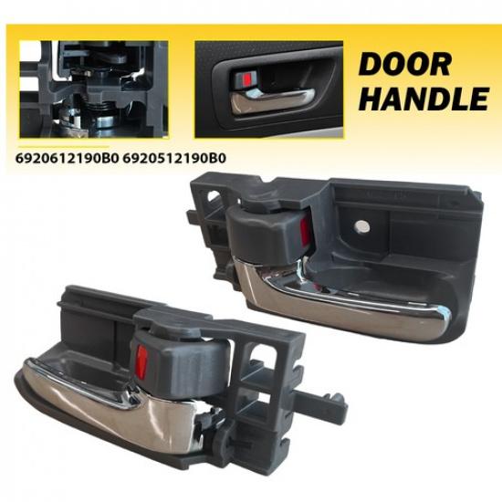 2x Chrome Gray ide Door Front Handle Rear For 2003-2008 Toyota Corolla Matrix
2x Chrome Gray ide Door Front Handle Rear For 2003-2008 Toyota Corolla Matrix