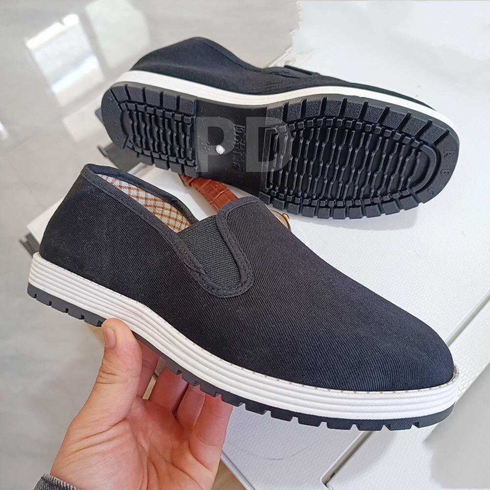 Cloth shoes breathable sweat-absorbing rubber sole casual shoes handmade lasagna black cloth shoes 45
Cloth shoes breathable sweat-absorbing rubber sole casual shoes handmade lasagna black cloth shoes 45