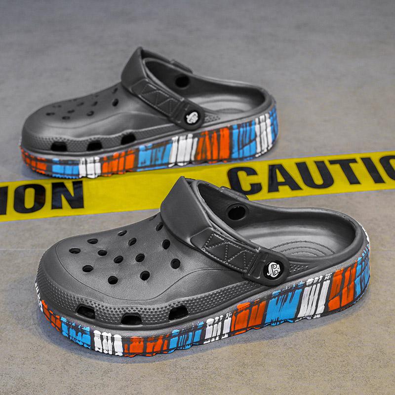 Модные тапочки для ванной PARZIVAL с мягкой подошвой для мужчин, нескользящие, на толстой платформе, мужские домашние тапочки, сандалии с защитой от запаха, летние шлепанцы 45 темно-серого
Модные тапочки для ванной PARZIVAL с мягкой подошвой для мужчин, нескользящие, на толстой платформе, мужские домашние тапочки, сандалии с защитой от запаха, летние шлепанцы 45 темно-серого