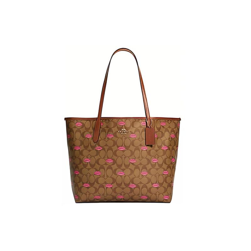 COACH shoulder bag City 33 Magnetic Buckle Red Lip Print Large Capacity Canvas and Leather Tote Tote Shopping Hand-held Large Size Women s Brown червоний
COACH shoulder bag City 33 Magnetic Buckle Red Lip Print Large Capacity Canvas and Leather Tote Tote Shopping Hand-held Large Size Women s Brown червоний